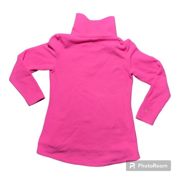 Dudley Stephen’s TERRY FLEECE Cobble Hill Turtleneck in Neon Pink Size Small S - Picture 3 of 10